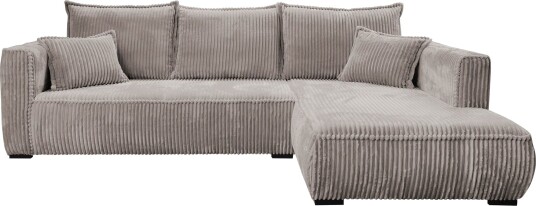 Puente 4 seters sofa med divan grå Puente 4 seters sofa med divan grå