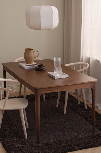 Ellos Home Spisebord Mimosa 60x180 270 cm Brun