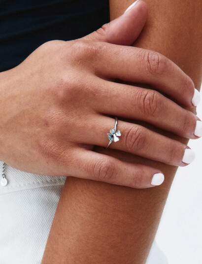 Edblad Lucky Ring Mini Steel - Silver - L