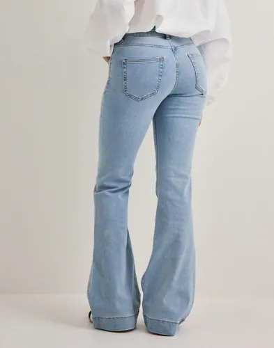 Only Blå Onlblush Md Retro Flared Dnm DIA322