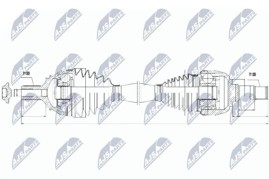 Nty Drivaksel NTY NPW ME 046