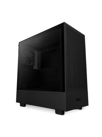 NZXT H5 Flow Matte Black - Kabinett - Miditower - Svart NZXT H5 Flow Matte Black - Kabinett - Miditower - Svart