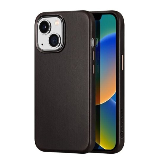 Dux Ducis Naples-Deksel Til Iphone 14 Plus Skinndeksel (Magsafe-Kompatibel) Mørkebrun