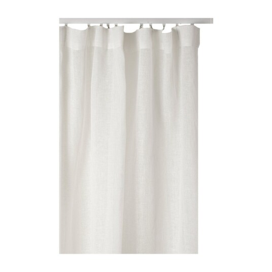 Himla Sirocco gardin med rynkebånd 135 x 250 cm White
