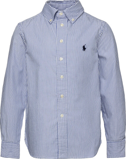 Polo Ralph Lauren Boy Long Sleeved Shirt BSR Blue/White 14 år Polo Ralph Lauren Boy Long Sleeved Shirt BSR Blue/White 14 år