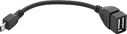 Usb-Adapter Blow Usb-A Til Microusb Svart 75-837#