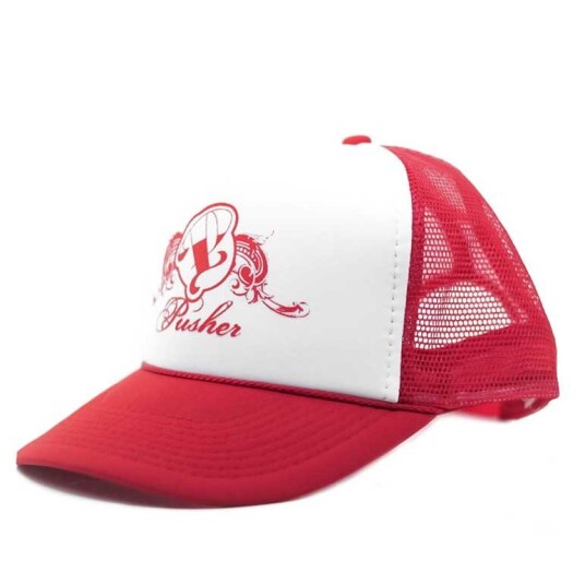 Pusher Trucker Cap R/W Logo Pusher Trucker Cap R/W Logo
