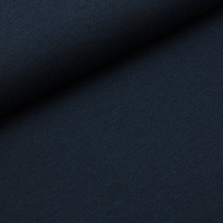 Balsløw Bomullsjersey Melert Stoff 238 Mørk Denim 50cm