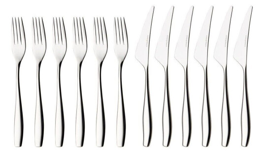 Hardanger Bestikk Julie biffbestikk 12 deler Rustfritt stål Hardanger Bestikk Julie biffbestikk 12 deler Rustfritt stål