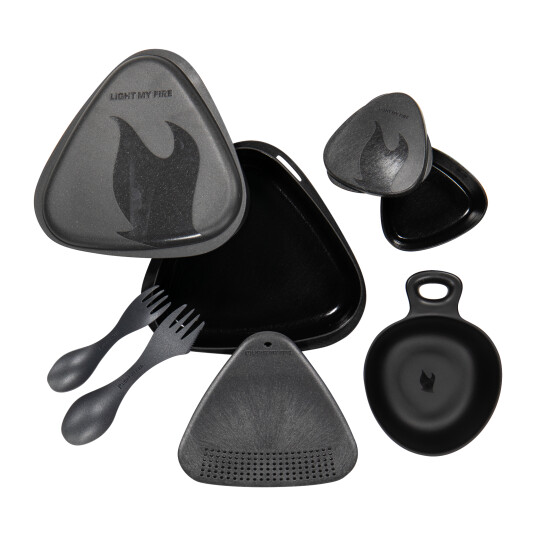 Light My Fire Outdoor MealKit, matboks STD Slatyblack