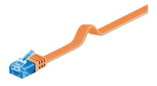 Pro Cat 6A Nettverkskabel Flat 2M U/UTP Oransje Pro Cat 6A Nettverkskabel Flat 2M U/UTP Oransje