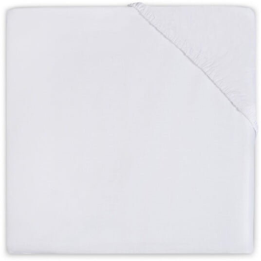 Jollein Stretchlaken Bomull 70x140cm Hvit