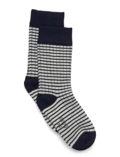 minipop Minipop® Bamboo Socks Thin Stripe - Navy - 19/22Y