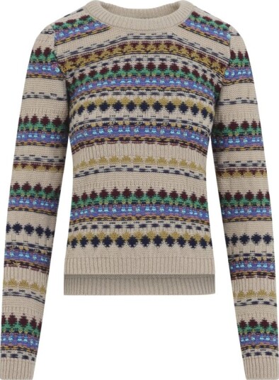 Dries Van Noten Dame Strikkevarer Beige S,