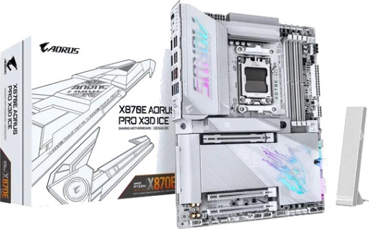 Gigabyte X870E AORUS PRO X3D ICE hovedkort