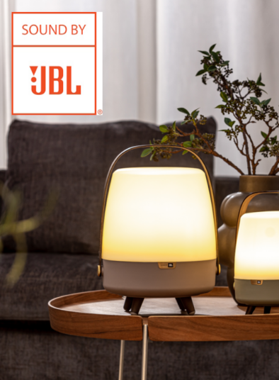 Kooduu LiteUp Play JBL Høyttaler Lampe Earth Oppladbar H40