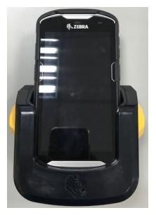ZEBRA TC56 DROP-IN STYLE MEDIUM DUTY CHARGING VEHICLE CRADLE WITH SIDE LOCKING LATCHES TO HELP THE TC56 STAY IN PLACE. USE WITH RAM MOUNTS,