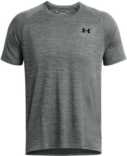 Under Armour Men's UA Tech Textured Short Sleeve Castlerock/Black M