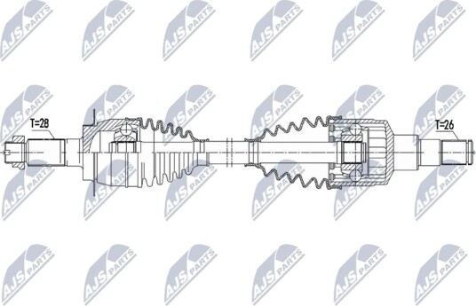 NTY NPW SU 079 Drivaksel