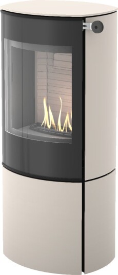Caro 110 sand frittstående biopeis med glassdør Caro 110 sand frittstående biopeis med glassdør