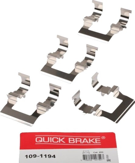 Tilbehørsett, skivebremse belegg QUICK BRAKE 109-1194