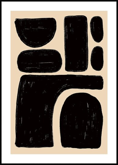 Posterbox Bold Abstract Shapes plakat Plakat / 30x40cm