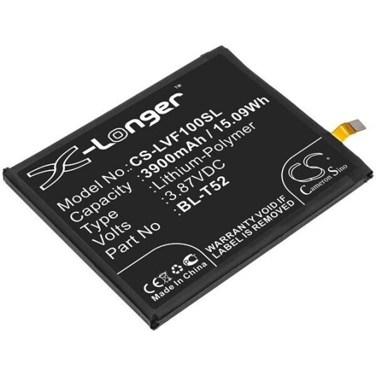LG LMF100VM1 batteri (3900 mAh 3.87 V, Sort)