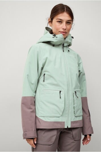 Áhkká Skijakke Ski Jacket W Grønn Áhkká Skijakke Ski Jacket W Grønn