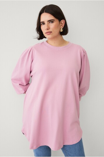 Ellos Plus collection Genser med puffermer Rosa