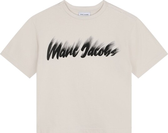 Little Marc Jacobs T skjorte   Sand m. Svart   Marc Jacobs   10 år 140   T skjorte   Beige