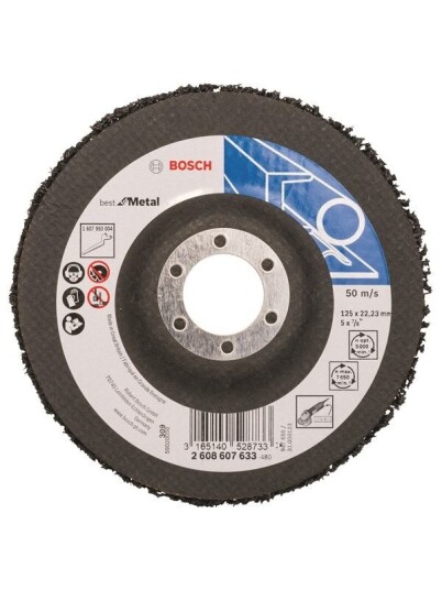 Bosch Rengjøringsskive N377, Best for Metal 125 mm, 22,23 mm, SiC