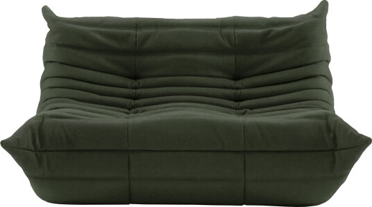 Ligne Roset - Togo Small Settee Fabric Cat. S Alcantara Kiwi 4566 Sofaer Michel Ducaroy Tekstilmateriale/skum