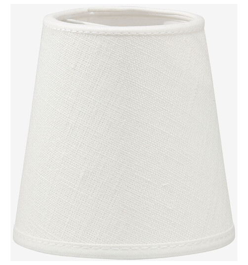 PR HomeLampeskjerm Queen Franza 12 cm Hvit