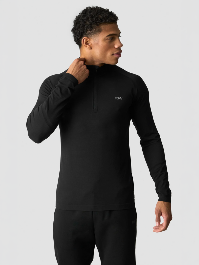 ICIW Essential Seamless 1/4 Zip Long Sleeve Sort XL