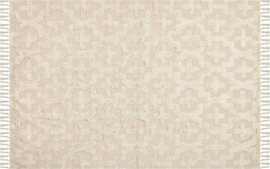 Itangar Bomullsteppe 140x200 cm - Beige