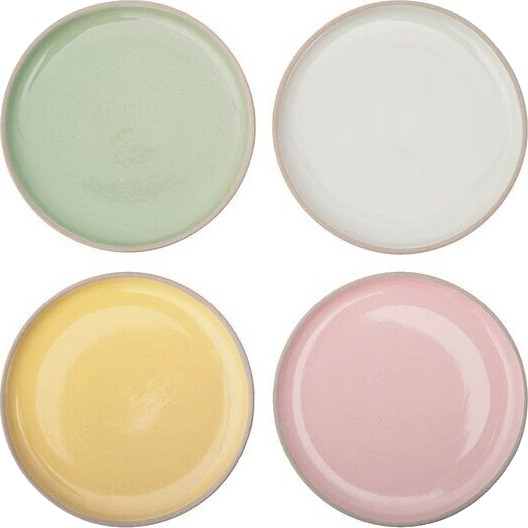 Jamie Oliver Big Love tallerken i stentøy 19 cm 4 stk rosa/hvit/grønn/gul Jamie Oliver Big Love tallerken i stentøy 19 cm 4 stk rosa/hvit/grønn/gul