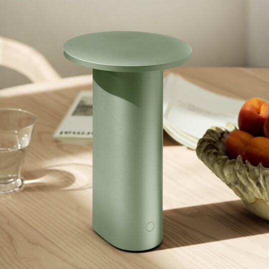 Bordlampe FRITZ HANSEN Solae dimmbar Grønn Stue Aluminium Moderne 27 Grønn