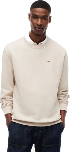 Tommy Jeans Tjm Reg S Flag Crew Ext Beige S