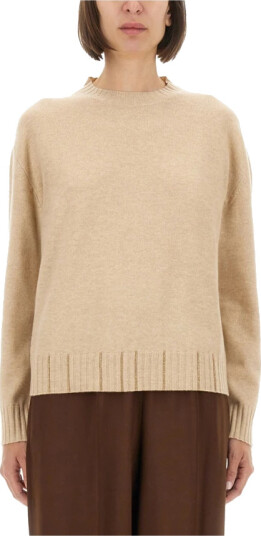 Fabiana Filippi Dame Strikkevarer Beige S, Fabiana Filippi Dame Strikkevarer Beige S,