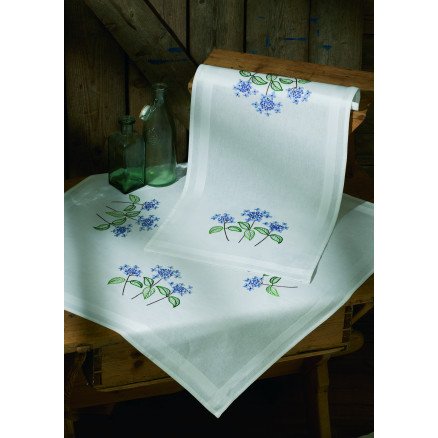 Permin Broderisett Hortensia 40x80cm