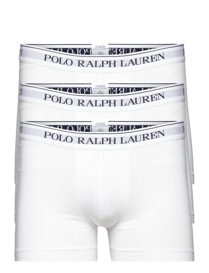Polo Ralph Lauren Stretch Cotton Trunk 3-Pack - White - M