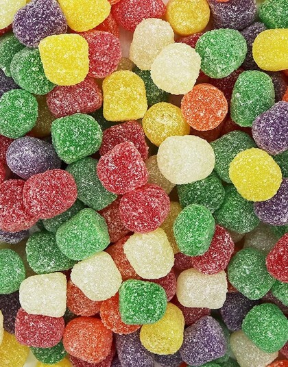 1 kg Damla Gummy TopStor Pose Vingummitopper med Fruktsmak