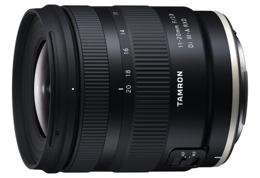 Tamron 11-20mm F/2.8 Di III-A RDX RF Lyssterk vidvinkelzoom for Canon RF Tamron 11-20mm F/2.8 Di III-A RDX RF Lyssterk vidvinkelzoom for Canon RF