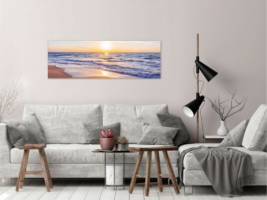Tavla Calm Waves 1 Part Narrow Brown 135x45