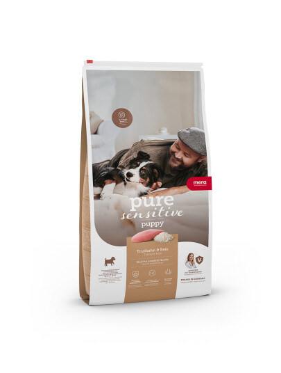 Mera Petfood Sensitive Puppy Tørrfôr med Kalkun og Ris 4 kg Mera Petfood Sensitive Puppy Tørrfôr med Kalkun og Ris 4 kg