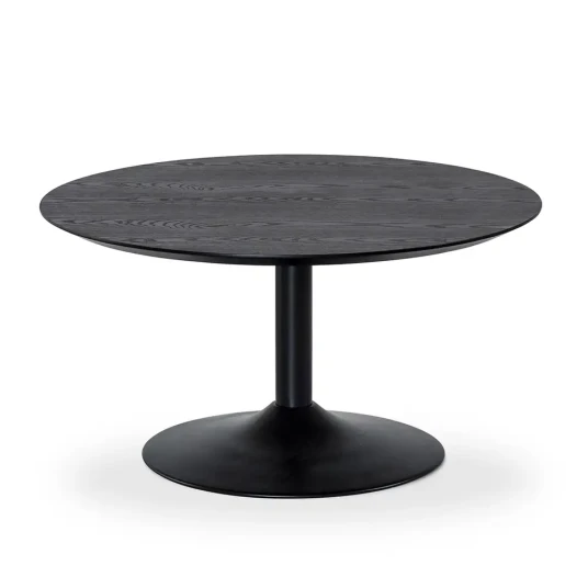 Torkelson Miles salongbord 80 cm i svartbeiset asketre