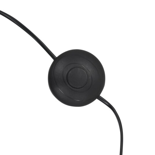 vidaXL Gulvlampe med stativ 121 cm hvit E27