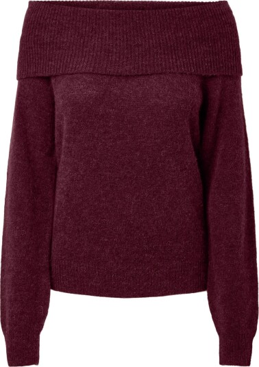 YAS Yasjohi Os Wool Blend Pullover S. Noos - FIG - XS
