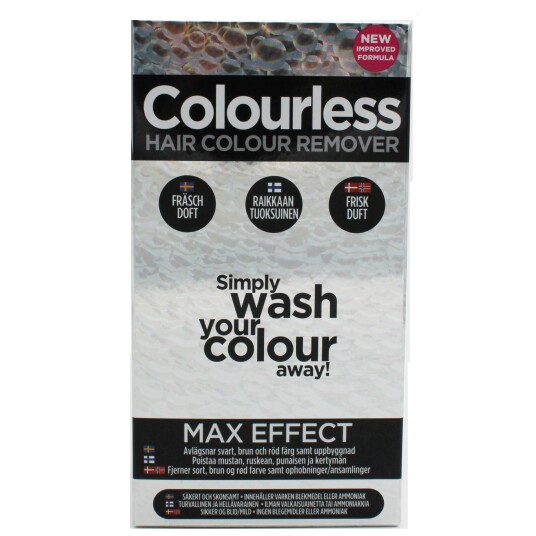 Colourless Hair Colour Remover Max Effect Colourless Hair Colour Remover Max Effect