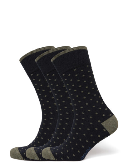 Amanda Christensen True Dot Sock - Navy - 43-46